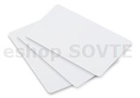 Biela plastová karta prepisovateľná 82135
